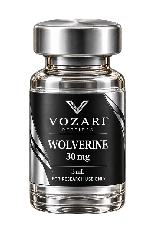 Wolverine 30 mg Vozari vial packaging mockup